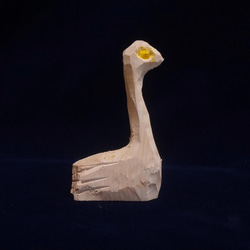 『 トリ 』 木彫刻 アート　鳥　動物　芸術 アート  手彫り　松 2枚目の画像