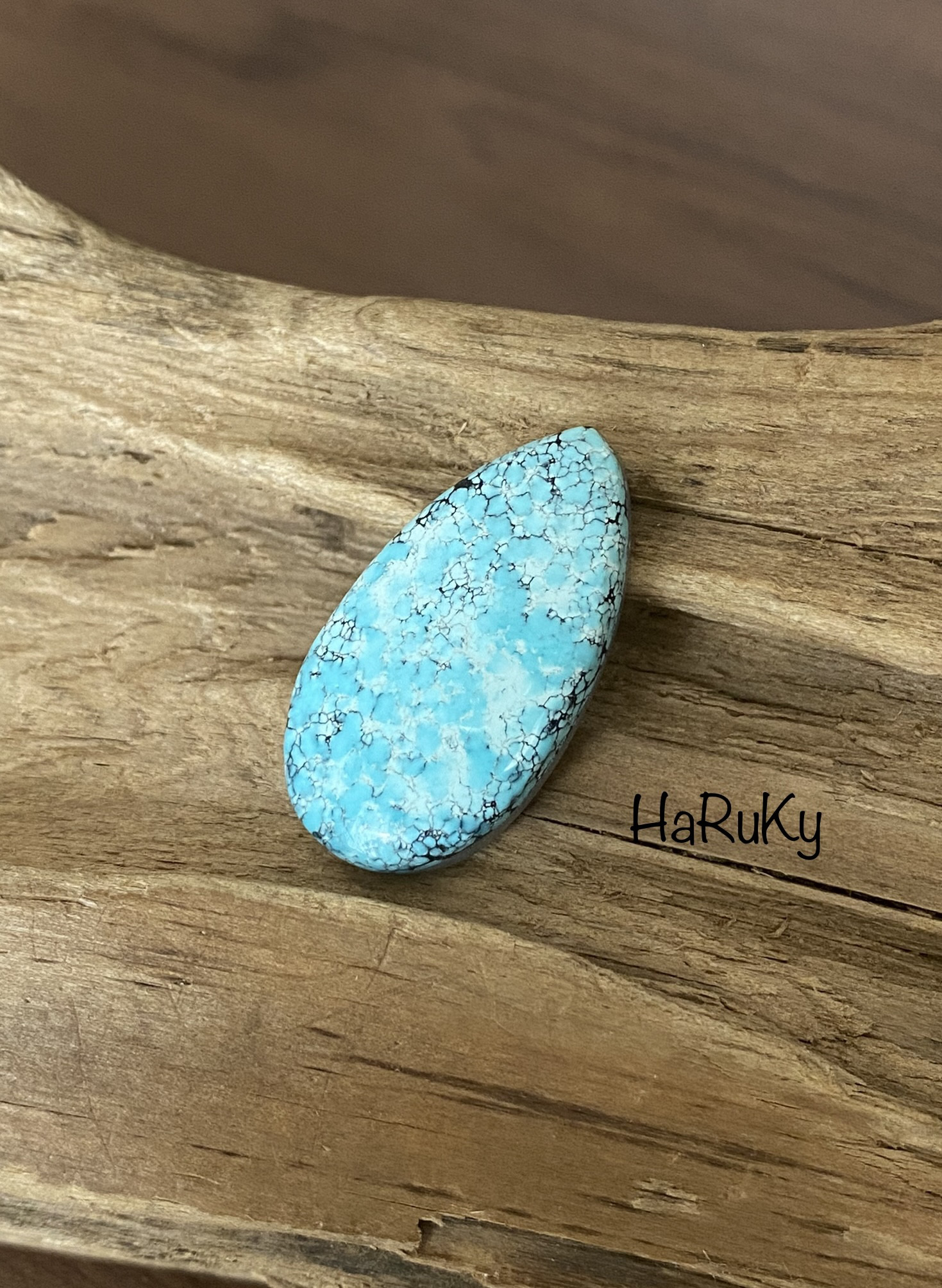 空色♡ターコイズ♢STB♢フーベイターコイズ ルース 23 スカイブルー 天然石 天然色