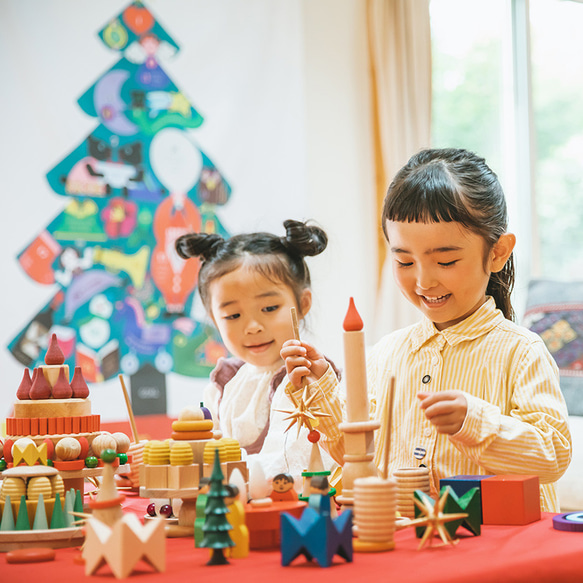 クリスマスツリータペストリー【すごろくリスマス】：tupera tupera ツペラ ツペラ 8枚目の画像