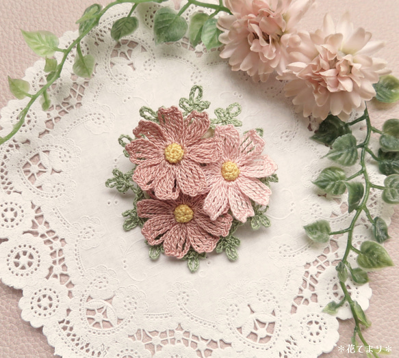 秋桜 手鞠 季節飾り