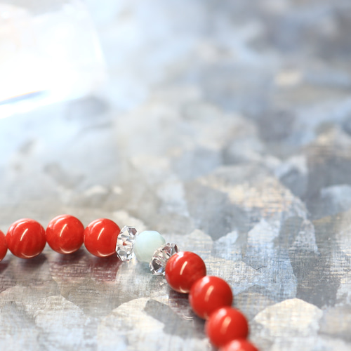 ☆スーパープレミアムブレス☆イタリア：サルデーニャ産：赤珊瑚（本