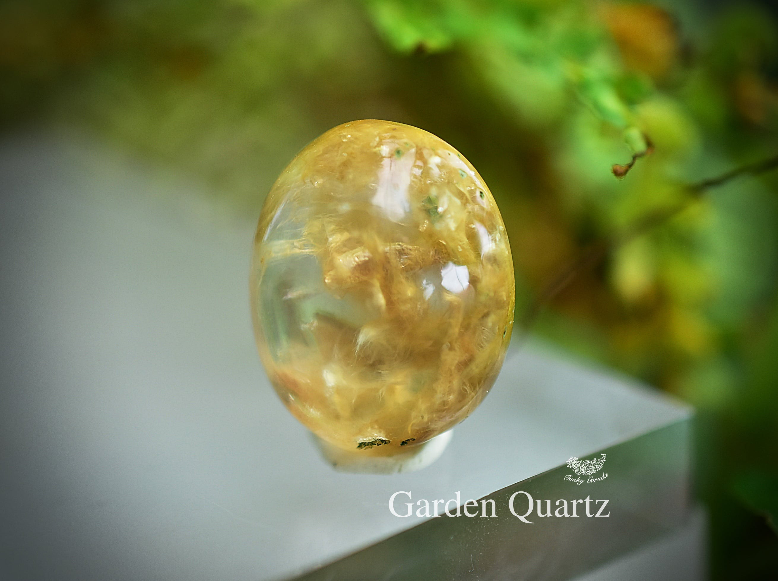 不思議アンフィボール★イエローガーデンクォーツ ルースs570 4,480円