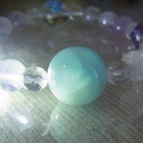 ◇大玉 ラリマー◇ホヌ 水晶 宝石質 アメジスト ラベンダー