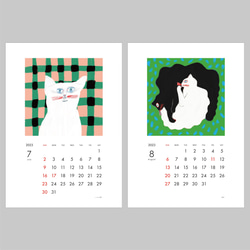 2023 にゃんこカレンダー 壁掛け 猫カレンダー 5枚目の画像
