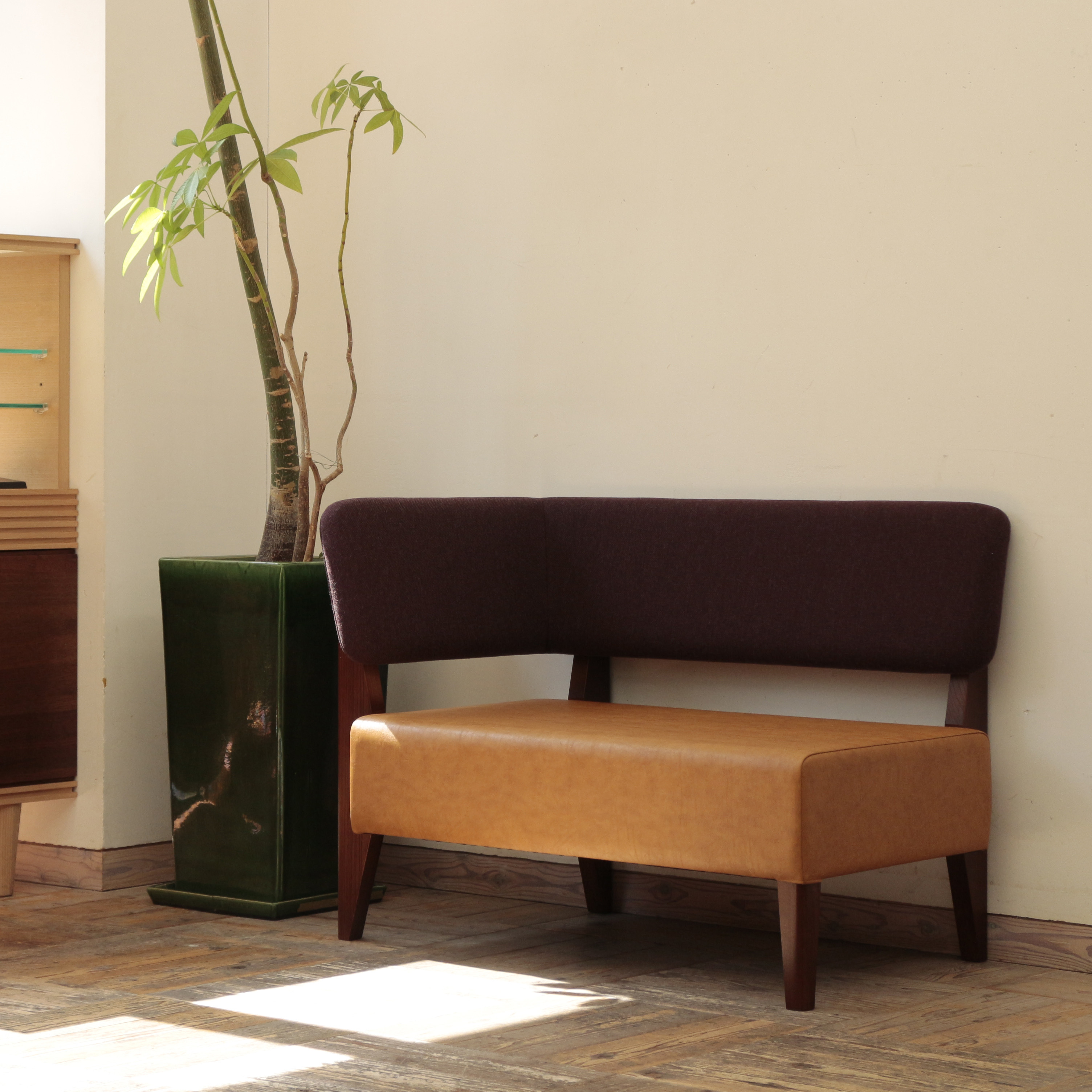 1.5 seater Standard-L(右)(BR×NC-045 グレーパープル & Ba-01 キャメル)