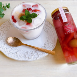 季節のフルーツを集めました。食べるビネガー！フルーツミックスのピクルス 3枚目の画像