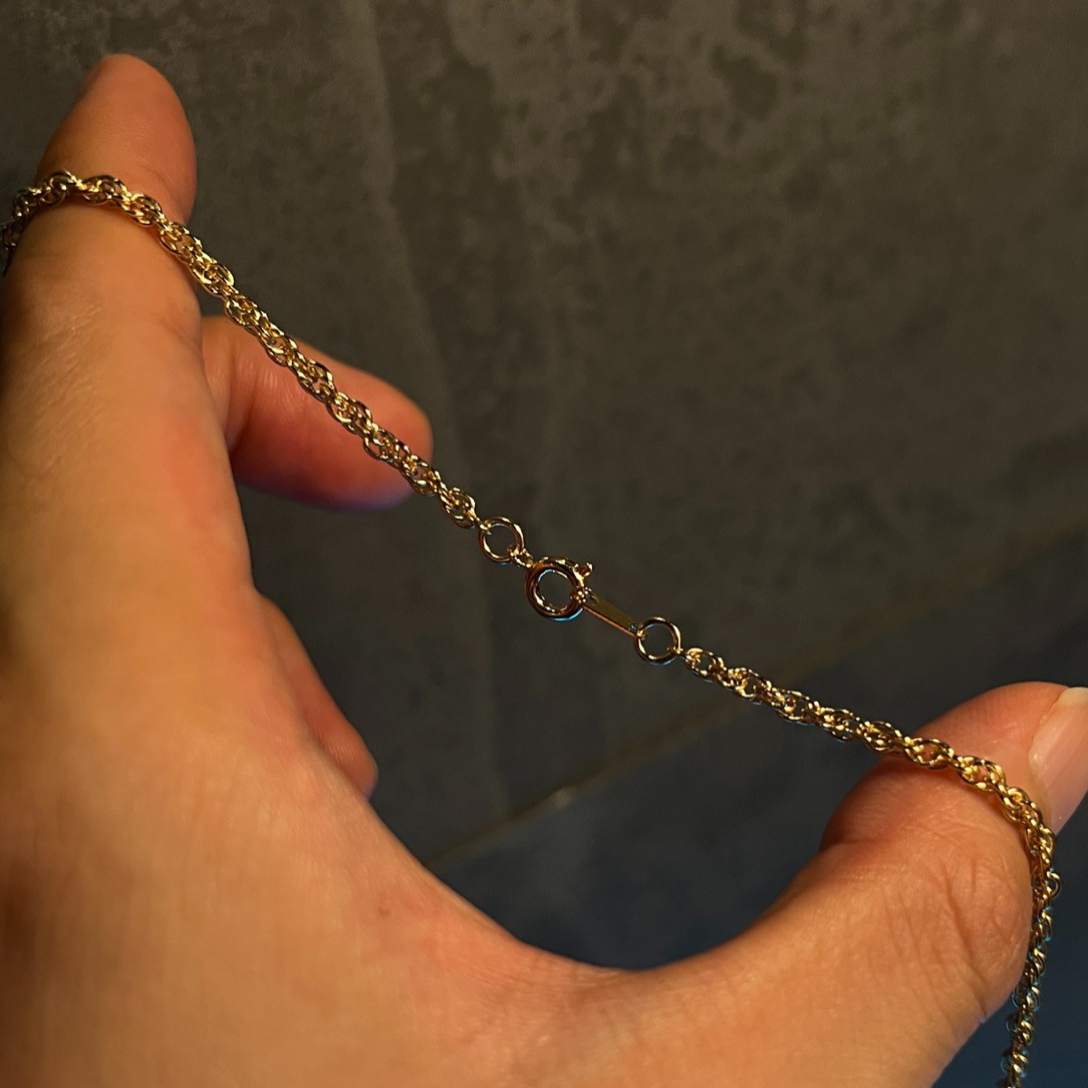 ゴールド ロープチェーン ネックレス 70cm メンズ ネックレス アクセサリー チェーンネックレス デザインチェーン ネックレス・ペンダント  CROSS THE BORDER 通販｜Creema(クリーマ) 14743014