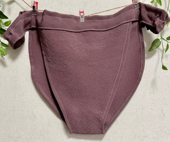 着物リメイク　ふんどしパンツ　絹　若紫 シルク（正絹着物リメイク）ふんどしパンツ 紫系2種 その他