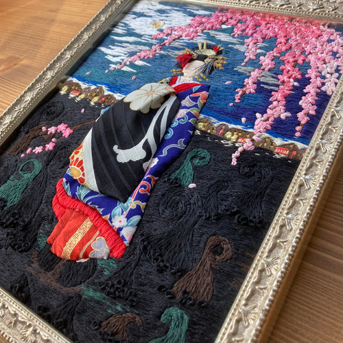 華」刺繍アート 刺繍絵 その他アート あきのかぜ 通販 14743350 華」刺繍アート 刺繍絵 その他アート あきのかぜ 通販 14743350