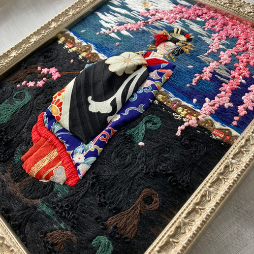 刺繍アート「華」 その他アート あきのかぜ 通販 14743350