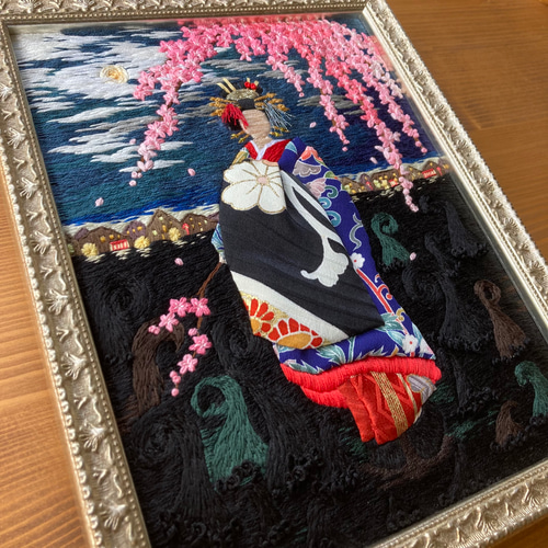 華」刺繍アート 刺繍絵 その他アート あきのかぜ 通販 14743350 華」刺繍アート 刺繍絵 その他アート あきのかぜ 通販 14743350
