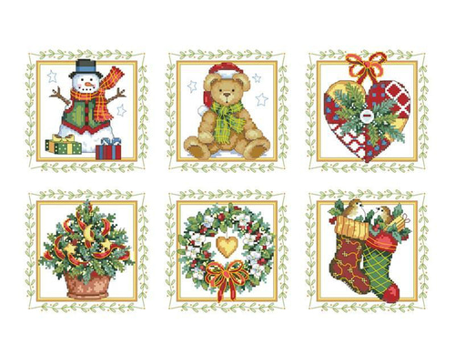 【L＆G】クロスステッチ　オーナメントセット L＆G】クロスステッチ オーナメントセット L＆G】クロスステッチ