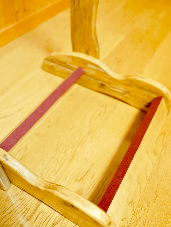 【24時間以内に発送】手作り木工　木製ギタースタンド （古材） ３本掛け 12枚目の画像