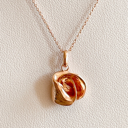 ribero/Camellia pendant   pink gold  1点物 11枚目の画像