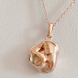 ribero/Camellia pendant   pink gold  1点物 12枚目の画像