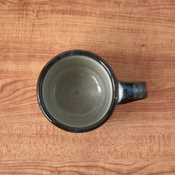 コーヒーカップ　(ブルー ホワイト)   【手仕事　和　陶器　民藝　コップ】 6枚目の画像