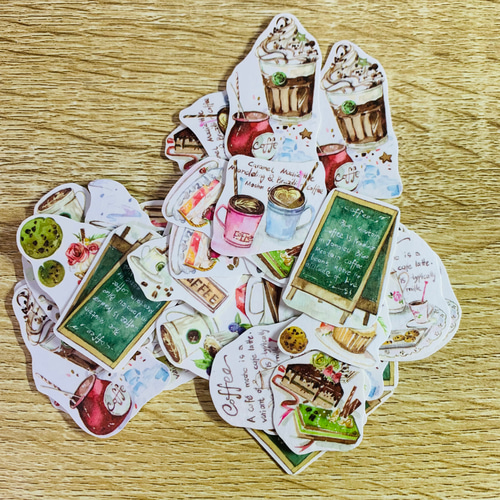 ハンドメイドカフェ系フレークシール（36枚） その他素材 ひつじ 通販 