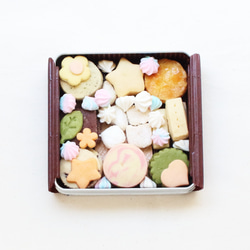 双子ちゃん用！ジェンダーリービール専用、性別発表、サプライズに最適クッキー缶、なんと2卵生双生児にも対応！　 16枚目の画像