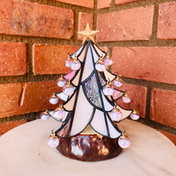 ステンドグラス　　ホワイトクリスマス② a99c0fe121cd47f9dacefb321bcbbe