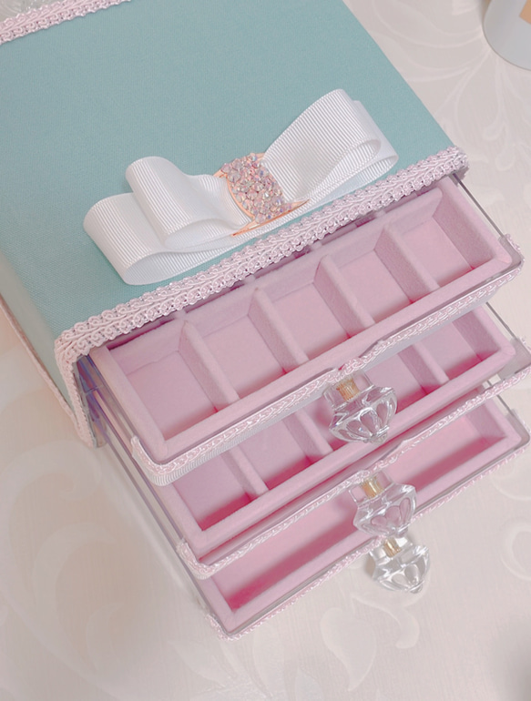 ジュエリーケース♡ティファニーブルー&ピンク フリーボックス・小物