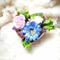 アンティーク　布花　ベロア　造花 造花 アスカ ブロッサムスプレー×25 つぼみ×8 ホワイト A-31268