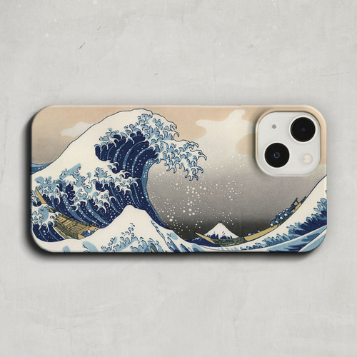 スマホケース / 葛飾 北斎「富嶽三十六景 神奈川沖浪裏」 iPhone 全