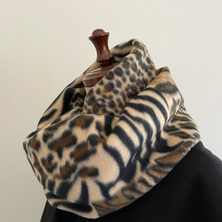 ❤️ 蓬鬆 ❤️ 動物混合圖案髮箍 ❤️ 秋冬豹紋 斑馬紋 第3張的照片