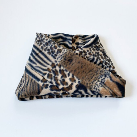❤️ 蓬鬆 ❤️ 動物混合圖案髮箍 ❤️ 秋冬豹紋 斑馬紋 第8張的照片