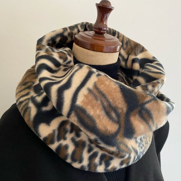 ❤️ 蓬鬆 ❤️ 動物混合圖案髮箍 ❤️ 秋冬豹紋 斑馬紋 第7張的照片