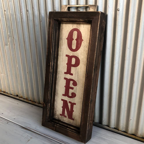 オーダー看板　専用ページ 蛍光】OPEN CLOSED看板 オープン クローズ 営業中 A型スタンド