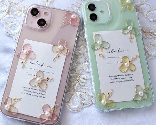 ニュアンスflower スマホケース 全機種対応 iPhoneケース 花柄