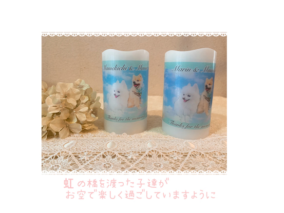 Pet Memorial Candle～ペット メモリアル キャンドル 2枚目の画像