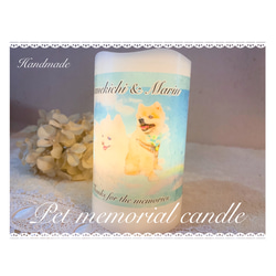 Pet Memorial Candle～ペット メモリアル キャンドル 1枚目の画像