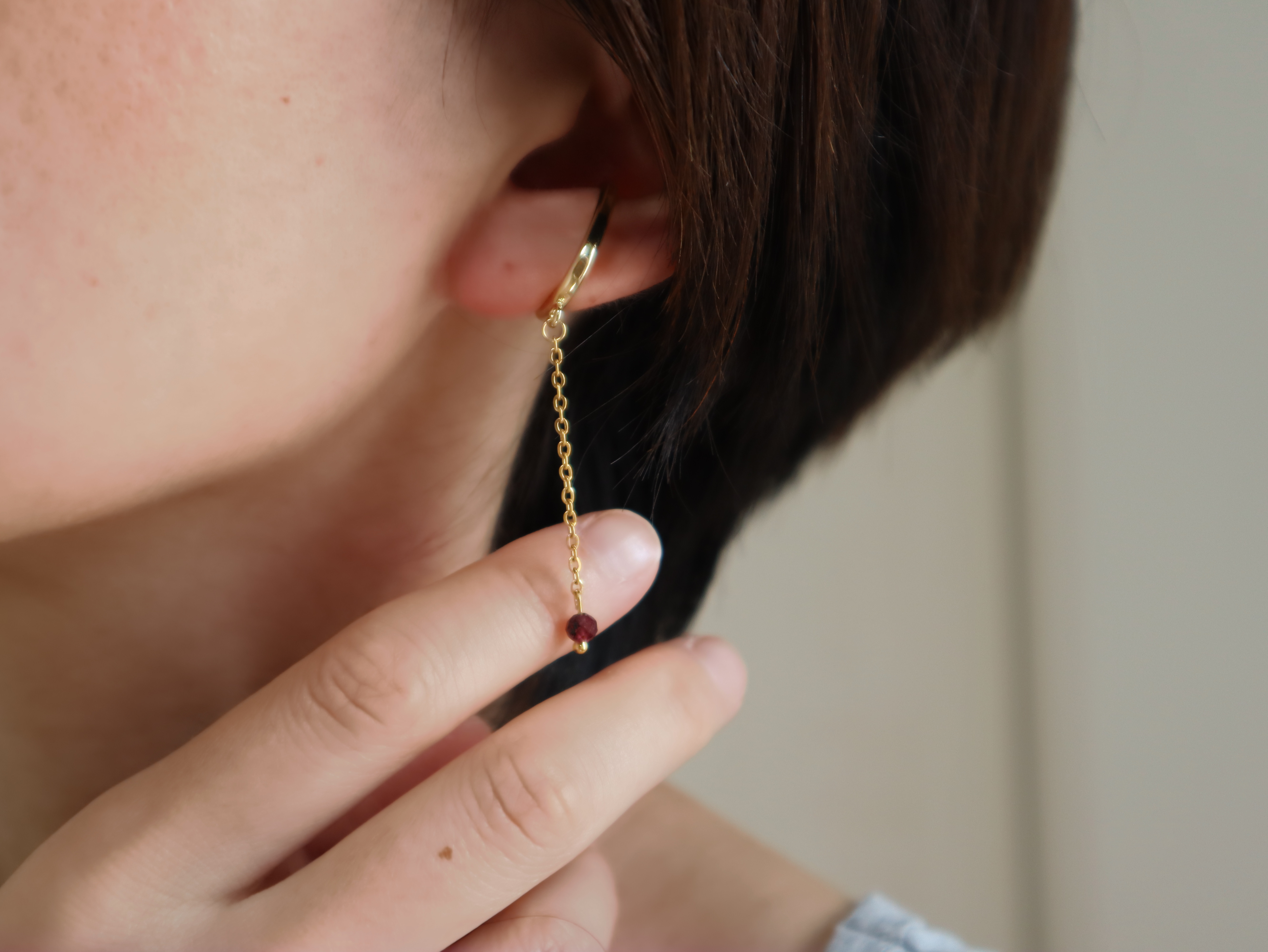 【4点セット割引】蠍座ディープカラー星座石のお守りピアス　イヤリング　イヤーカフ　ネックレス　ブレスレット　天然石　福袋