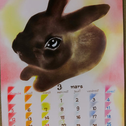 『うさぎがいっぱいカレンダー』+『ひめく卯りカレンダー』同時購入 11枚目の画像