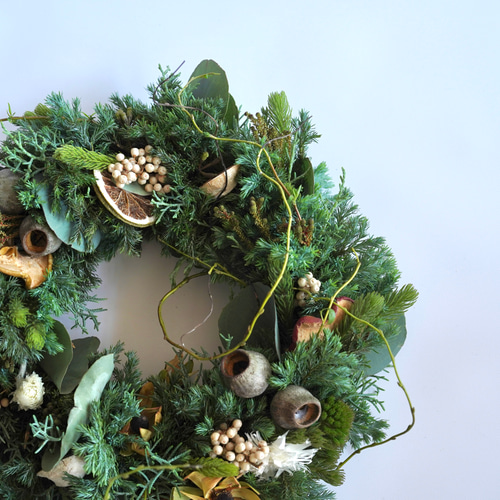 ブルーバードのグリーンリース リース sou-moku 通販 14745205｜Creema