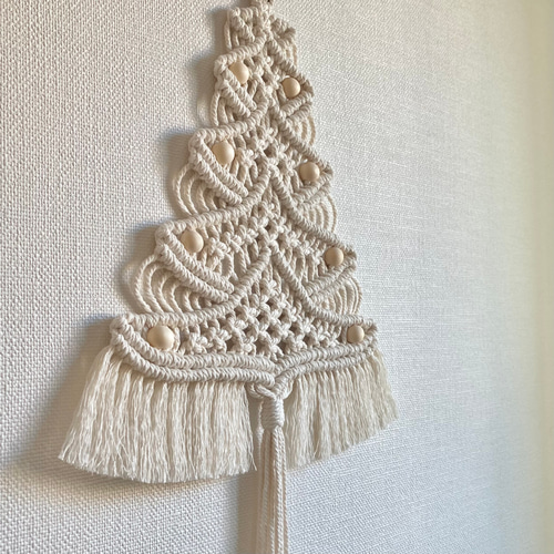 macramé✳︎マクラメ編み クリスマスツリータペストリー タペストリー