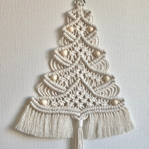 macramé✳︎マクラメ編み クリスマスツリータペストリー タペストリー