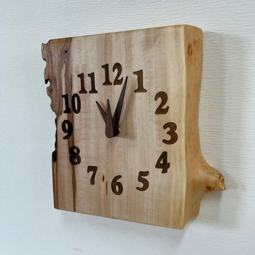 木の時計　掛時計   栃 木の時計掛時計 栃