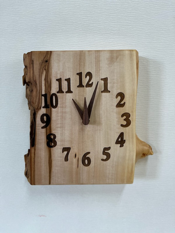 木の時計　掛時計   栃 木の時計掛時計 栃