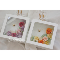 フルオーダー＊プリザーブドフラワーの時計 掛け時計・置き時計