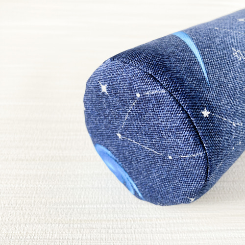 ハンドメイド 水筒　カバー 宇宙 受注生産】肩紐カバー付き 宇宙柄の水筒ケース スケーター470ml