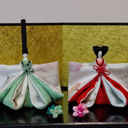 鏡餅 お正月·伊勢海老付き(ちりめん細工) その他置物 和布細工工房 愛