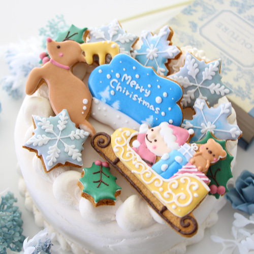 アイシングクッキー】選べる！クリスマスアイシングクッキー3枚