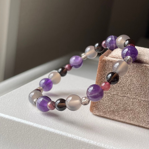 2022年限定カラー トルマリン ケープアメジスト グレーカルセドニー