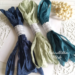 6色○各1.5M くしゅくしゅリボン 雑貨・その他 アンティーク□Nstyle