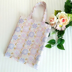 ✱ 西陣織 金襴 サブバッグ✱振袖・和装/成人式・結婚式/花乙女 唐草に