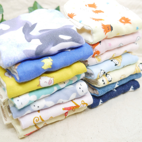 22.【専用】ෆ⃛8重ガーゼハンカチ*ハンドメイド 600 8重ガーゼ