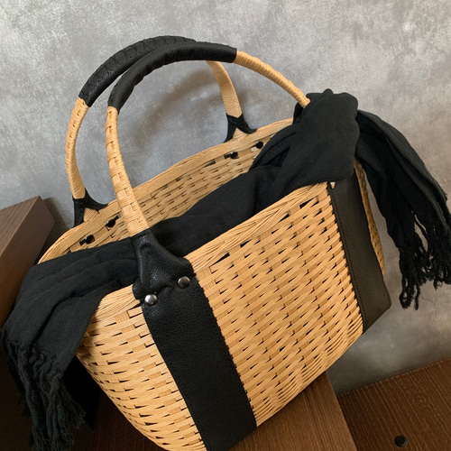 受注制作》かぶせ布付きかごバッグ かごバッグ akarenga 通販 受注制作》かぶせ布付きかごバッグ かごバッグ akarenga 通販