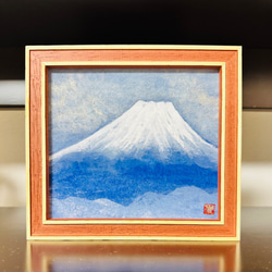 小さな日本画「富士山」原画 1枚目の画像